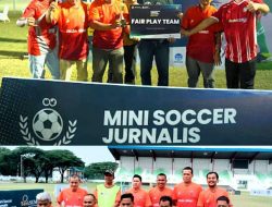 Turnamen Mini Soccer Medan Jurnalis Championship 2025 Sukses, Tim Wartawan Polda Sumut Raih ‘Fair Play Team’