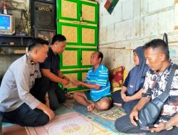 Polsek Tanjung Beringin Tunjukkan Kepedulian, Berbagi Kasih Dengan Wartawan.
