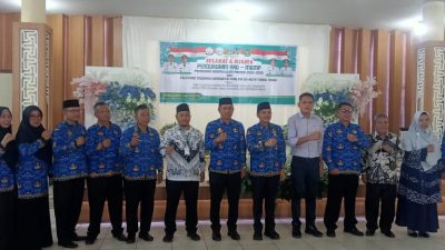 Walikota Tebingtinggi Hadiri Pengukuhan KKG-MGMT Periode 2025-2030 dan Pelatihan Moderasi Beragama Guru PAI se-Kota Tebingtinggi.