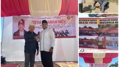 Semarak Muharram 1447H, Dr. Drs Aripay Tambunan MM Hadiri Peletakan Batu Pertama Musholla dan Aula SD Al Fatih