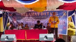 Warga Helvetia Membludak, Antonius Tumanggor Laksanakan Sosperda no.10 Tahun 2021