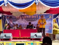 Warga Helvetia Membludak, Antonius Tumanggor Laksanakan Sosperda no.10 Tahun 2021