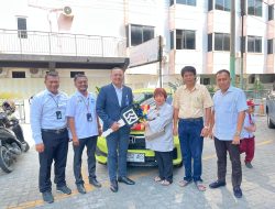 BRI Tebing Tinggi Serahkan Hadiah Utama Simpedes 1 Unit Mobil Kepada Pemenang Undian