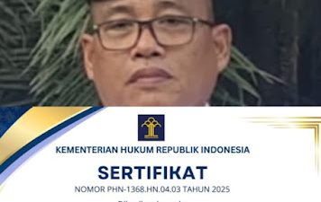 Kepala Desa Paya Pasir Raih Gelar Non Litigation Peacemaker (NL.P) Dari Kemenkumham Republik Indonesia.