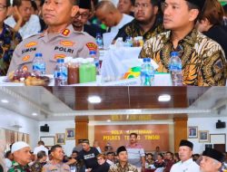 Kepedulian Terhadap Aksi Unjuk Rasa, Walikota Tebingtinggi Bersama Forkopimda Hadiri Doa Bersama Lintas Agama.