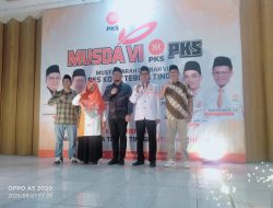 PKS Kota Tebingtinggi Gelar Musda VI dan Pelantikan Pengurus Periode 2025-2030.