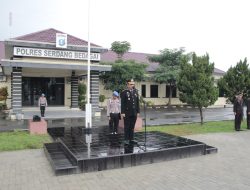 Polres Sergai Upacara Peringatan Hari Kesaktian Pancasila