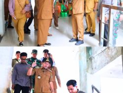 Walikota Tebingtinggi H Iman Irdian Saragih Tinjau Renovasi Pasar Gambir dan pasar Kain.