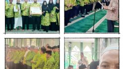 DMI Kota Tebingtinggi Mendapat Piagam Penghargaan Atas Aktifnya Menjalankan Gerakan Sholat Berjamaah Di Setiap Masjid.