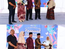 Pj Sekdako Tebingtingi Tutup Festival Literasi ,Harapkan Semangat Literasi Terus Berlanjut.