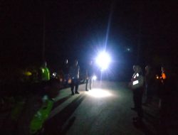 Antisipasi Geng Motor dan Balap Liar, Polsek Sipispis Patroli Skala Besar