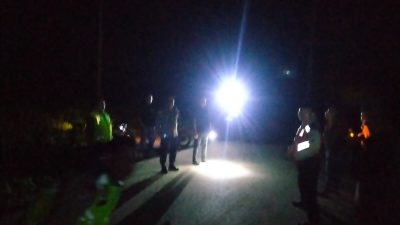 Antisipasi Geng Motor dan Balap Liar, Polsek Sipispis Patroli Skala Besar