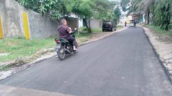 Dinas PUPR Kota Tebingtinggi Aspal Hotmix Sarana Alternatif Jalan Ikhlas Sepanjang 1 Kilo meter.