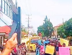 Ratusan Aliansi Masyarakat Tebingtinggi Sergai Unjuk Rasa Tuntut Tegaknya Keadilan.