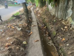 Kelurahan Bulian Kota Tebingtinggi Rehabilitasi Drainase Jalan Dr Hamka Sepanjang 90 Meter,warga Merasa Senang.