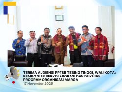 Walikota Tebingtinggi H Iman Irdian Saragih Terima Audiensi PPTSB: Siap Berkolaborasi dan Dukung Program Organisasi Marga.