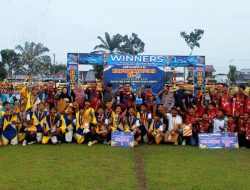 Turnamen Sepak Bola Antar Pelajar HUT Ke 80 Korps Brimob Polri Tebing Tinggi Resmi Ditutup