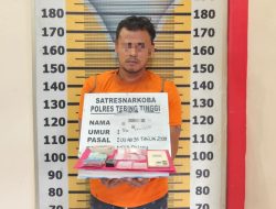 Satresnarkoba Polres Tebingtinggi Gagalkan Peredaran Narkoba, Seorang Warga Karya Jaya Sebagai Pelaku Ditangkap