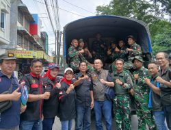 DPP TKN Kompas Nusantara Bersama KISS, Naga Karimata, dan TNI Turun Langsung Salurkan Bantuan ke Korban Banjir di Besitang