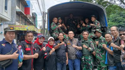 DPP TKN Kompas Nusantara Bersama KISS, Naga Karimata, dan TNI Turun Langsung Salurkan Bantuan ke Korban Banjir di Besitang