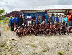 Lomba Renang Anak Nawaripi Digelar LAN Timika, Puluhan Peserta Ikuti Sosialisasi Anti-Narkoba