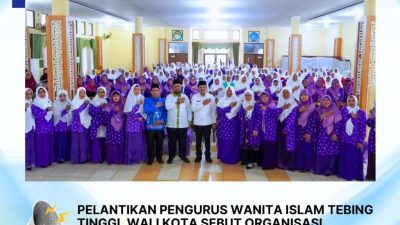 Walikota Tebingtinggi H Iman Irdian Saragih Hadiri Pelantikan Pengurus Wanita Islam Tingkat Kecamatan dan Kelurahan sekota Tebingtnggi periode 2025-2030.