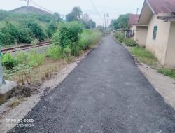 Pemko Tebingtinggi Selesai Aspal Hotmix Jalan Tengku Irwan Hasyim Ujung Sepanjang 350 Meter, Masyarakat Setempat Bersukacita.
