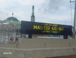 Dinas PUPR Selesai Bagun Pusat Kuliner Halaman Mesjid Agung Kota Tebingtinggi Akhir Tahun 2025.