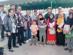 Keluarga Besar IPK Kota Tebingtinggi Beri Bantuan Sembako dan santunan Kepada Kaum Duafa dan Anak Yatim Piatu.
