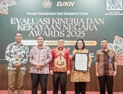 Pemko Tebingtinggi Raih Penghargaan Penyerahan Piutang Terbaik Dari DJKN Kemenkeu RI.