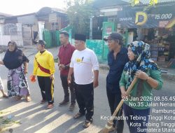 Camat Tebingtinggi Kota Kerahkan Semua Potensi Gotong Royong Tersistem Di Tujuh Kelurahan.