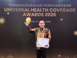 Pemko Tebingtinggi Raih PenghargaanUHC Madya 2026, Masuk Jajaran Kota Terbaik Pelayanan Kesehatan di Sumut.