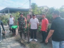 Luar Biasa,Camat Tebingtinggi Kota Libatkan Muspika dan Masyarakat Ikut Gotong Royong Bersih Bersih di Kelurahan Bandar Utama.