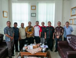 Walikota Tebingtinggi H Iman Irdian Saragih Terima Kehadiran Pengkot Percasi Kota Tebingtinggi Periode 2025-2029 Dalam Rangka Audiensi