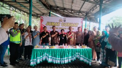 Polres Tebingtinggi Gelar Jumat Curhat Bersama Masyarakat Kelurahan Rambung.