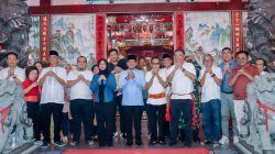 Walikota Tebingtinggi H Iman Irdian Saragih Hadiri Ritual Penyambutan Dewa Dewi Dalam Perayaan Imlek 2577 di Kelenteng Jiu Li Dong.