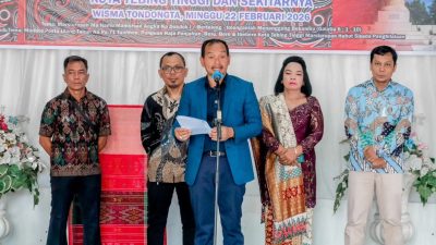 Walikota Tebingtinggi H Iman Irdian Saragih Hadiri Acara Ulang Tahun Punguan Raja Panjaitan ke 71 Tahun.