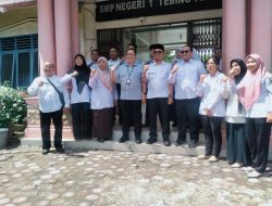 Kepala BPMP Sumut Kunjungi SMP Negeri I dan SMP Negeri 4 Kota Tebingtinggi Dalam Rangka Monitoring TKA 2026.