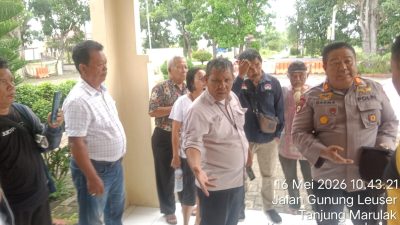 Polsek Rambutan Mediasi Aspirasi Warga Tanjung Marulak Terkait Adanya Prostitusi Online di Komplek BP7
