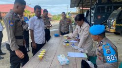 Bidpropam Polda Sumut Gelar Penegakan Ketertiban dan Disiplin di Polres Tapteng