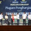 Wujudkan Kemudahan Akses Pelayanan Hukum Bagi Masyarakat, Walikota Tebingtinggi H Iman Irdian Saragih Terima Penghargaan Dari Kementerian Hukum RI.