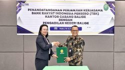 Berjalan Sukses, BRI Cabang Balige Penandatangan MoU dengan PN Balige Terkait Produk dan Pelayanan Hukum