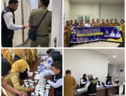 Langkah Nyata Lawan Narkoba, Puluhan Pejabat Tebing Tinggi Ikuti Tes Urine