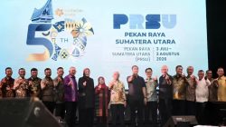 Pemko Tebingtinggi Pamerkan Produk Unggulan Daerah Pada Pembukaan PRSU ke 50.