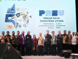 Pemko Tebingtinggi Pamerkan Produk Unggulan Daerah Pada Pembukaan PRSU ke 50.