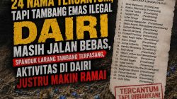 24 Nama Tercantum, Tapi Tambang Emas Ilegal Dairi Masih Jalan Bebas,Spanduk Larang Tambang Terpasang, Aktivitas di Dairi Justru Makin Ramai