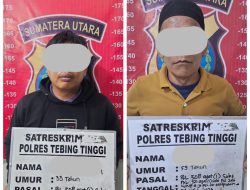 Jatanras Elang Sakti Polres Tebingtinggi Tangkap Dua Tersangka Pembakaran dan Pengrusakan di PT Bridgestone