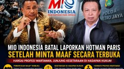 Hotman Paris Minta Maaf Secara Terbuka, MIO Indonesia: Dumas ke Polda Metro Jaya Batal