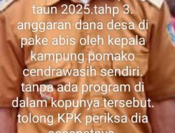 Kades Poumako Cenderawasih Bantah Tuduhan Penyelewengan Dana Desa