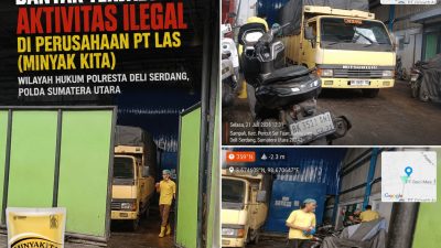 Diduga Pabrik PT LAS “Minyak Kita” Berdiri Tanpa Plang, Muncul Dugaan Kebocoran Pajak dan Pencemaran Limbah